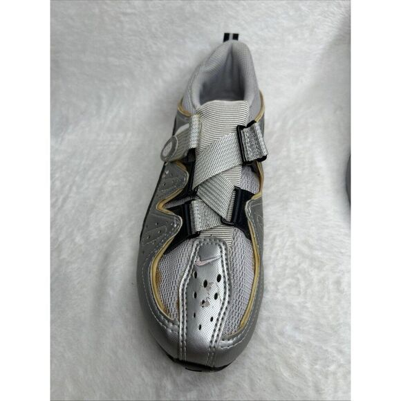 Nike Spin Trainer Plus Cycling Shoes 279742 Women's Size 7 Chrome Perfect Pink - Picture 4 of 10